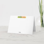 拳が突き出る! カード (裏面)