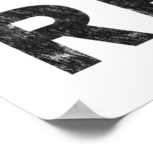 拳に抵抗する ポスター (角)