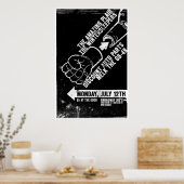 拳を挿入する ポスター (キッチン)