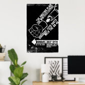 拳を挿入する ポスター (ホームオフィス)