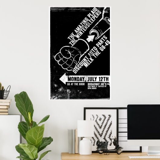 拳を挿入する ポスター (ホームオフィス)