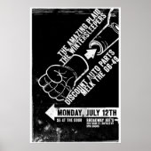 拳を挿入する ポスター (正面)