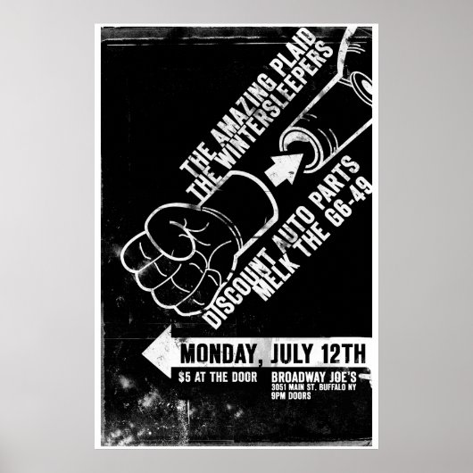 拳を挿入する ポスター (正面)