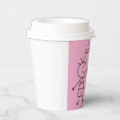 拳バンプハッピーバースデーピンク 紙コップ (右)