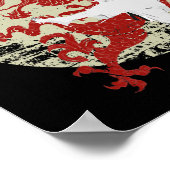 拳法空手ドラゴンシンボル ポスター (角)