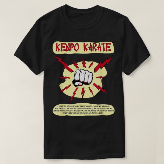 拳法空手SDefense武術アーツTシャツ Tシャツ (デザイン正面)