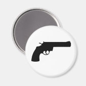 拳銃 マグネット (正面/裏面)