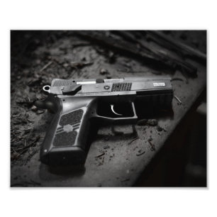 拳銃(10" x8") フォトプリント           
