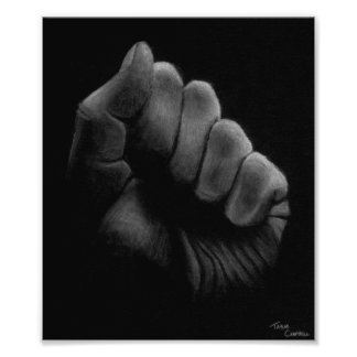 拳 フォトプリント           
