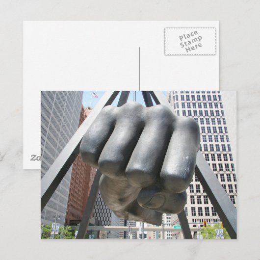 拳 ポストカード (正面/裏面)