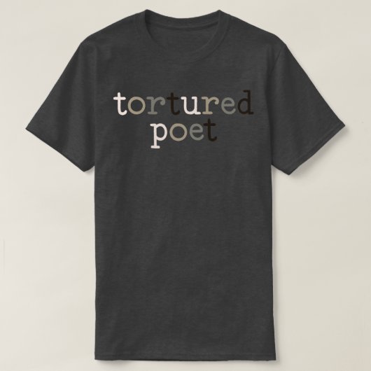 拷問された詩人Tシャツ2 Tシャツ (デザイン正面)