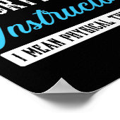 拷問インストラクターとは身体のこと ポスター (角)