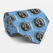 拾い上げラインを持つカエル ネクタイ (ロール)