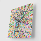 拾い上げ棒2壁時計 スクエア壁時計 (傾斜)