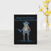 持ちこたえろ、パートナー！俺は過刺激すぎる！カウボーイ・フロッグ・ヴィント！ カード (黄色い花)