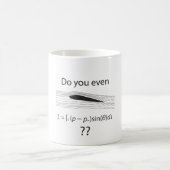 持ち上がりますか。 物理学のユーモア コーヒーマグカップ (中央)