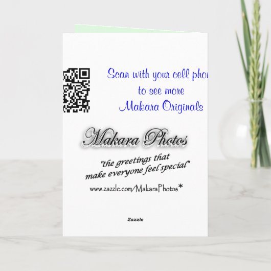 持ち上げましたり及び羽毛カスタマイズ カード (裏面)