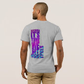 持ち上げられる得て下さい Tシャツ (裏面フル)
