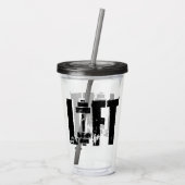 持ち上げる アクリルタンブラー (裏面)