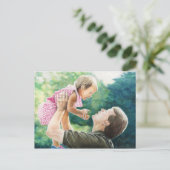 「持ち上げる」オリジナル絵葉書 ポストカード (スタンド正面)