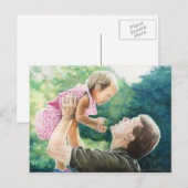 「持ち上げる」オリジナル絵葉書 ポストカード (正面/裏面)