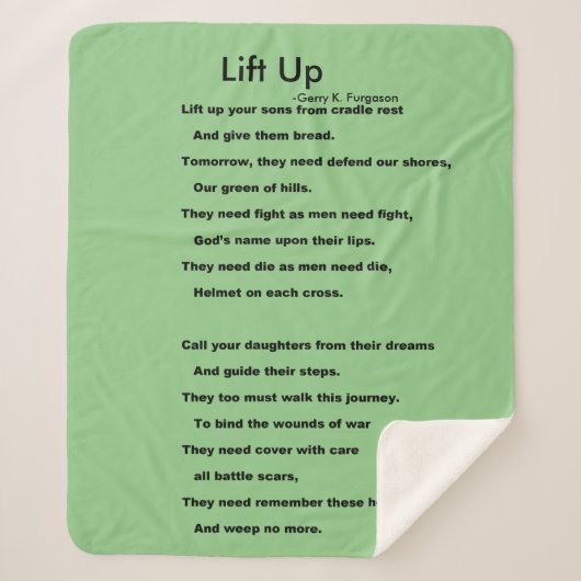 持ち上げる シェルパブランケット (正面)