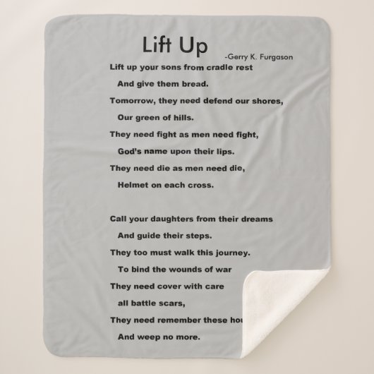 持ち上げる シェルパブランケット (正面)