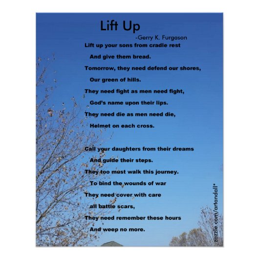 持ち上げる ポスター (正面)