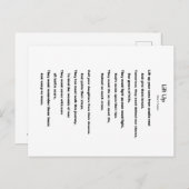 持ち上げる ポストカード (正面/裏面)