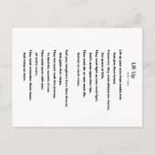 持ち上げる ポストカード (正面)