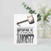 持ち上げる？ ポストカード (スタンド正面)