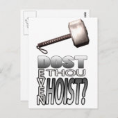 持ち上げる？ ポストカード (正面/裏面)