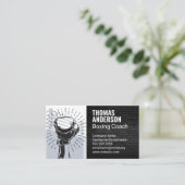 持ち上げ手ボクシング手袋 | ボクシングリングや輪 名刺 (スタンド正面)