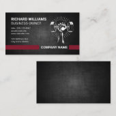 持ち上げ重量名刺 名刺 (正面/裏面)