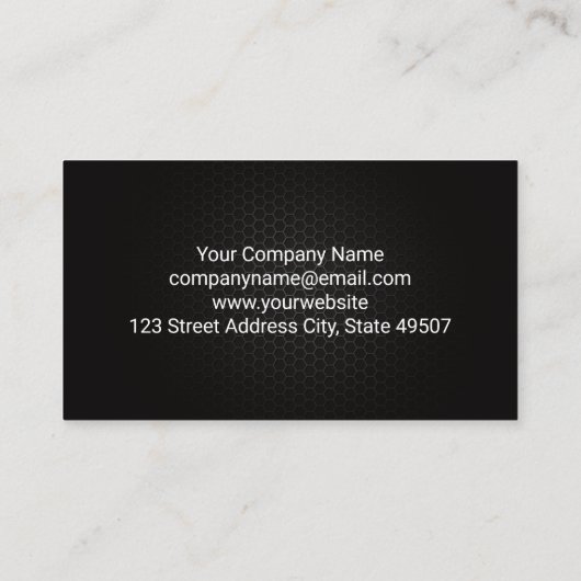 持ち上げ重量 | フィットネス 名刺 (裏面)