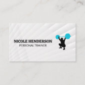 持ち上げ重量 |フィットネス 名刺 (正面)