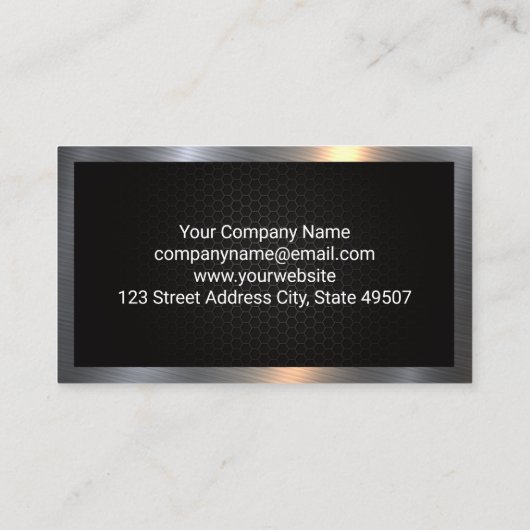 持ち上げ重量 | フィットネス | 金属縁ど 名刺 (裏面)