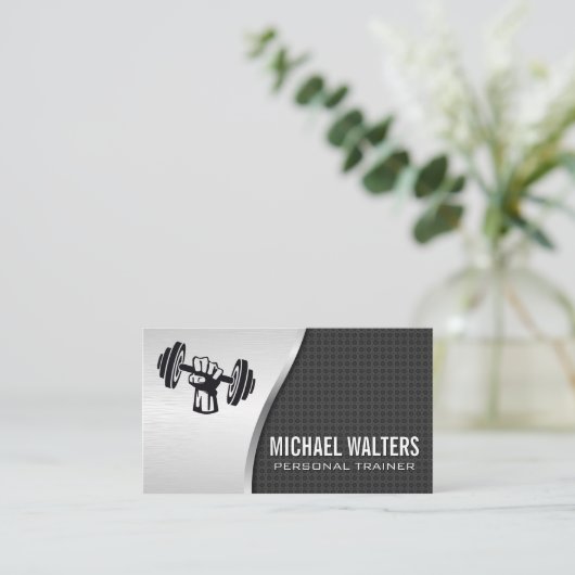 持ち上げ重量 | メタリック 名刺 (スタンド正面)