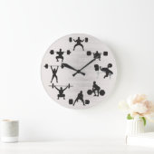 持ち上げ ラージ壁時計 (ホーム)