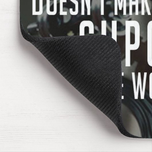 持ち上げvsカップケーキは女性を巨大にする – ジおもしろいム マウスパッド (コーナー)