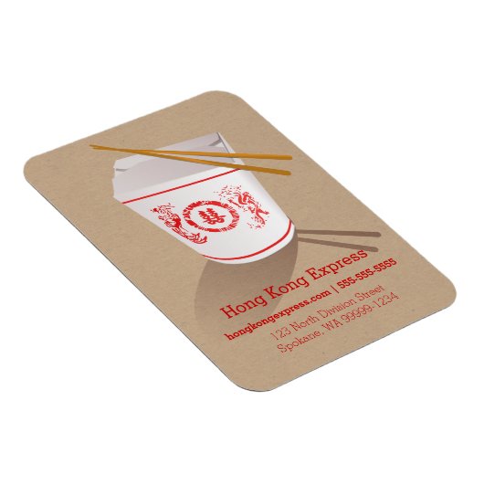 持ち中国の出し箱ブラウンクラフフェイクト マグネット (右側)