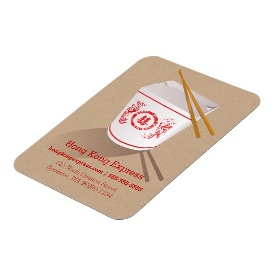 持ち中国の出し箱ブラウンクラフフェイクト マグネット (左側)