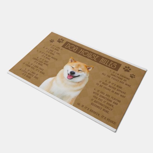 持ち主が壊したものは自分のもの、ようこそ ドアマット (アングル)