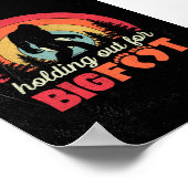 持ち出しBigfootレトロバレンタインデーのギフト ポスター (角)