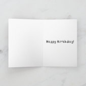 持ち帰り誕生日カード カード (内部)