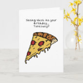 持ち帰り誕生日カード カード (黄色い花)