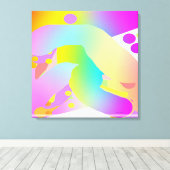 持ち歩きに最適 キャンバスプリント (インサイチュ (ウッドフロア))