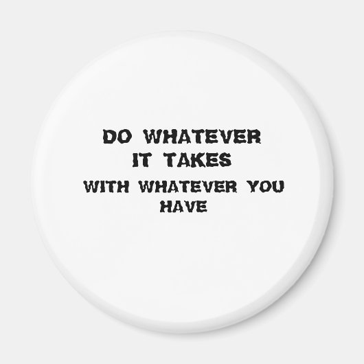 持ち物で何でもする。 マグネット (正面)