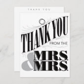 持ち物と持ち物のサンキューカード-ミセスミセス ノートカード (正面/裏面)