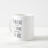 持ち物に満足する コーヒーマグカップ (正面左)